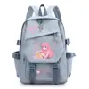 Mochila Anime Desenho Animado Bocchi the Rock, Pedra Solitária, para Meninas, Alunos do Ensino Fundamental e Médio, Bolsa de Ombro Duplo de Grande Capacidade