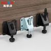 Pés de Suporte para Guarda-Roupa Ajustáveis Montados na Lateral, Suportes de Levantar com Parafuso, Pés Antiderrapantes para Painéis Laterais, Pés de Gabinete para Aumento e Fixação de Altura