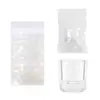 Atacado Copo Octogonal para Nail Art Copo de Vidro Cristal Copo para Mistura de Cores de Esmalte Embalado Individualmente Copo para Limpeza de Pincéis Copo para Líquido Removedor de Esmalte Copo de Desinfecção