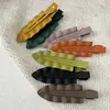 Pinzas de pelo coloridas sin costuras, pinzas metálicas onduladas mate para flequillo, pinzas para el flequillo de la frente, pasadores de pico de pato para lavarse la cara y maquillaje