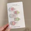 Elegante presilha frontal com design de bico de pato, presilha lateral fofa para fios soltos, pequeno grampo floral estilo Chanel, novo modelo 2026 de acessório de cabelo