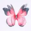 5cm Tul de Hada Estéreo de Doble Capa Alas de Mariposa Pasador Antiguo Hecho a Mano DIY Accesorios para Peinado Material para Pin Shooting