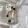 Adequado para Gatos e Filhotes Iphone17Promax Case de Celular Espelhado Creme Óleo 16 Novo 15 Desenho Animado 14 Peças