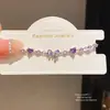 Pulsera con colgante de lazo de circonita estilo coreano para mujer, pulsera de lujo ligero de alta gama, joyería de diseño de nicho de moda al por mayor