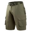 Comercio Exterior Amazon Aliexpress Pantalones Cortos de Trabajo de Algodón Puro para Hombre Multibolsillos Talla Grande Pantalones de Cinco Puntos Pantalones de Trabajo para Hombre