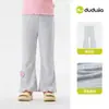 Pantalones de niña Dudu, pantalones acampanados para niños, pantalones de campana para bebé niña, pantalones largos nuevos de otoño, ropa infantil de moda para primavera y otoño de bebé