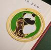 Marcapáginas creativo con diseño de panda, bonito y creativo, con personalidad, ideal como regalo de amor para estudiantes, papelería al por mayor.