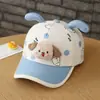 Gorros Infantiles para Primavera y Otoño, Gorra de Béisbol con Estampado de Osito para Niños y Niñas, Gorra de Béisbol Linda de Dibujos Animados para Exteriores