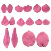 8 formas diferentes de hojas y pétalos molde de sujeción frontal y posterior molde de silicona moldeado manual de azúcar herramienta de azúcar huevo