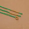 Hilo de Oro Envuelto en Nylon Calibre 72 Anilla de Tirar Colgante Cordón Pulsera DIY Hecha a Mano Accesorio Colgante Material