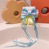 Horquilla con lazo de Blancanieves, bonita horquilla para niña pequeña, pinza para la cabeza, accesorios para el cabello de Corea del Sur