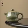 Tetera Retro de Horno Tetera Casera Estilo Chino Juego de Té Kung Fu para Una Persona Filtro Cerámico tamaño pequeño Olla Individual de Alta Calidad