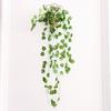 Rábano verde artificial planta colgante de pared decoración de pared sala de estar techo colgante de pared hiedra artificial colgante de pared