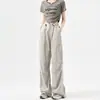 Pantalones de Trabajo con Velcro y Forro de Polar para Mujer, Novedad Primavera 2026, Cintura Alta, Holgados tipo Jogger, Pantalones Deportivos Casuales de Pierna Ancha