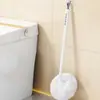 Cepillo de Limpieza Multifuncional para Baño Forma de Nube Esférico Cerdas Suaves Mango Largo Tina Inodoro Cepillo de Limpieza para Baño Cepillo para Inodoro