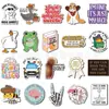 Explosões Transfronteiriças Bolsa com Expressões de Animais Fofas e Engraçadas Adesivo de Geladeira Cartoon para Decoração de Texto em Casa e no Escritório