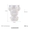 Molde de Resina de Cristal de Amapola Varios Estilos de Oso, Animal Geométrico, Unicornio 3D, Conejo de Bendición Moldes de Silicona