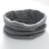Bufanda cálida de cachemir puro de color liso, combinable, con cuello, para estudiantes, unisex, tejida, bufanda pequeña, protección para el cuello, otoño e invierno, gruesa