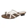 Chinelos confortáveis, sapatos de praia, frescos para os pés, estilo francês, de alta qualidade, estilosos, chinelos femininos para usar ao ar livre, novo modelo de verão, perfeitos para saias 2026