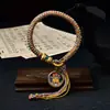Pulsera Original Tejida a Mano con Nudo Vajra Thangka Ocho Deidades Guardianas Pulsera de Tara Verde Sala de Transmisión en Vivo