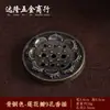 Portaincienso de cobre con forma de calabaza, mini portaincienso de nueve orificios con forma de gota de agua, tortuga Zen, loto, portaincienso para incienso de varilla, quemador de incienso de arrastre, accesorios pequeños