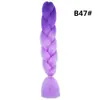 Trenza Jumbo Africana de Colores, Trenzas Sueltas Grandes, Rastas de Color Degradado, Procesamiento Personalizado