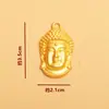 Acessórios dourados de areia pingente chaveiro acessórios pá dourada pá cabeça de Buda marca Dragão Kirin cadeado de longevidade artesanato DIY artigos pequenos