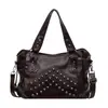 Bolsa Tote de Ombro Elegante de Alta Capacidade para Mulheres, Nova Bolsa de Mão e Bolsa de Ombro Studded de Nicho para Mulheres Verão 2026