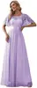 Vestido Amazon 2026 Estilo Nuevo Ropa de Comercio Exterior Vestido de Noche Vestido Largo de Noche Vestido de Encaje Patchwork