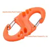 Carabina de Gancho Rápido para Mochila de Escalada de Tamaño Grande 70mm 8g Acero Plástico Ligero Hebilla Hueca en Forma de S Hebilla de Figura de Ocho Táctica de Fábrica