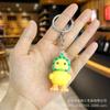 Chaveiro de Pato Amarelo de Verão Explosões Melancia Morango Fruta Pato Pequeno Pingente Bolsa de Natação Remo Pingente Bonito