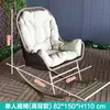 Silla Mecedora de Cesta Colgante para Exteriores de Metal Silla Colgante Individual Proyecto de Hotel Personalización
