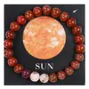 Amazon Pulsera de Piedra de Ocho Planetas para Hombre con Cuentas Piedra Ojo de Tigre Pulsera de Saturno Cielo Estrellado Universo Joyería del Cielo Estrellado