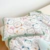 Funda de almohada infantil de hilo de doble capa personalizada Funda de almohada de gasa para bebé amigable con la piel tamaño de almohada de látex personalizada al por mayor
