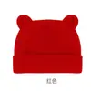 Gorro de Bebé para Primavera, Otoño e Invierno Gorro de Bebé Mickey Gorro con Orejas de Mickey Mouse de Punto Gorro de Doble Capa Cálido Forma de Animal