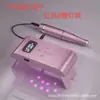 Nuevo 35000 para uñas lijadora de uñas dos en uno recargable máquina de eliminación de uñas pulido lámpara de secado fototerapia belleza