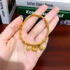 Pulsera Popular de Flor de Cuatro Hojas Incrustada con Circonita de Xiaohongshu para Mujer, Nueva Lujo Ligero, Pulsera y Joyería Personalizada y de Gama Alta al por Mayor