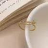 Lujo Ligero, Gama Alta, Simple Elegante, Anillo de Mariposa Zirconia Perla, Diseño de Nicho Elegante Femenino, Joyería de Mano de Moda para Mujeres