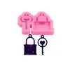 Brincos Forma de Raio Chaveiro Molde de Silicone para Gotejamento Pingente de Joia DIY