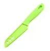 Venta al por mayor de fábrica mango de plástico acero inoxidable cuchillo para fruta pelador de cocina para el hogar portátil portátil cuchillo para melón y fruta