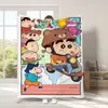 Cobertor de Ar Condicionado de Verão Crayon Shin-Chan Cobertor Espesso de Flanela Desenho Animado Infantil Cobertor de Sesta para Escritório para Todas as Estações