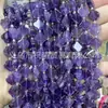 Cuarzo Rosa Ojo de Tigre Lapislázuli Amatista Trébol de Cuatro Hojas Cuentas Sueltas de 11 mm DIY Pasador Accesorios para el Cabello Pulsera Accesorios para Collares Venta al por Mayor
