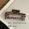 Pinza para el Cabello con Estampado de Leopardo Transfronteriza Europea y Americana para Mujer, Pasador de Gama Alta para Recogidos en la Parte Trasera de la Cabeza, Nuevo y Sencillo Accesorio para el Cabello
