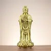 Guanyin de Cobre Yang Tongji, Guanyin do Mar do Sul, Bodhisattva Avalokitesvara, Ornamento de Estátua para Adoração Doméstica, Guanyin em Pé