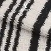 Tejido de Punto Jacquard Fluido 270g Poliéster Hilo Hueco Teñido en Hilo 100% Poliéster Tela para Suéter Camisa Rayada Polo