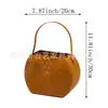 Bolso de Mano Nuevo Oxidado Transfronterizo Cesta de Flores Cesta de Flores Decorativa para Exteriores Bolso de Mano Artificial Cesta de Flores