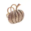 Nuevos Anillos para Servilletas Retro de Amazon, Soportes para Servilletas de Calabaza y Hoja de Arce, Anillos para Servilletas de Restaurante Occidental de Hotel, Anillos de Tela