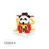Broche Dios de la Riqueza de Cinco Vías Dibujos Animados Estilo Chino Marea Nacional Año Nuevo Regalo Estudiantil Ropa Insignia Decorativa de Aleación