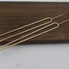 Horquilla de cobre puro de 130 30 mm de longitud completa, doble barra recta, estilo antiguo, horquilla para el cabello, accesorios para el cabello de bricolaje, estilo étnico.
