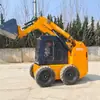 Retroescavadeira Compacta Totalmente Fechada, Mini Escavadeira, Tipo Multiuso Diesel Refrigerado a Ar